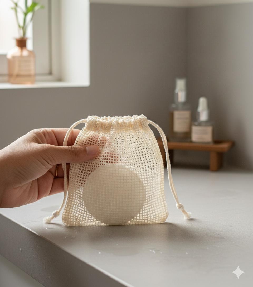 Disques démaquillants réutilisables en bambou