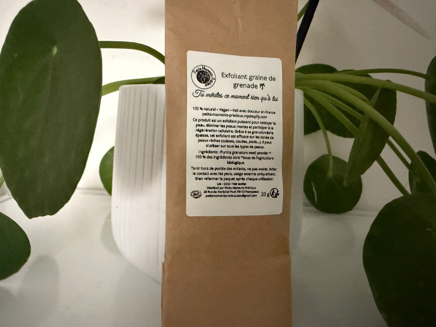 Exfoliant graines de grenade