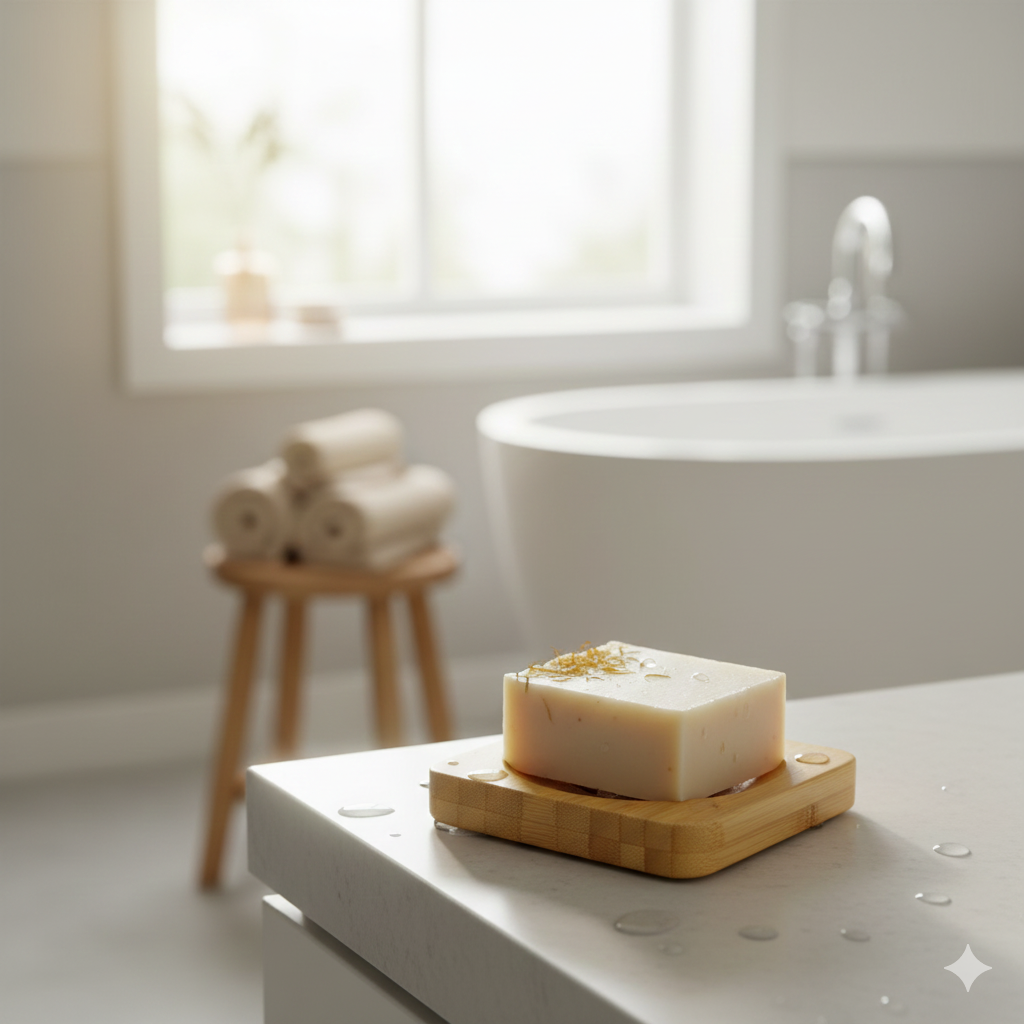 Porte savon en bois