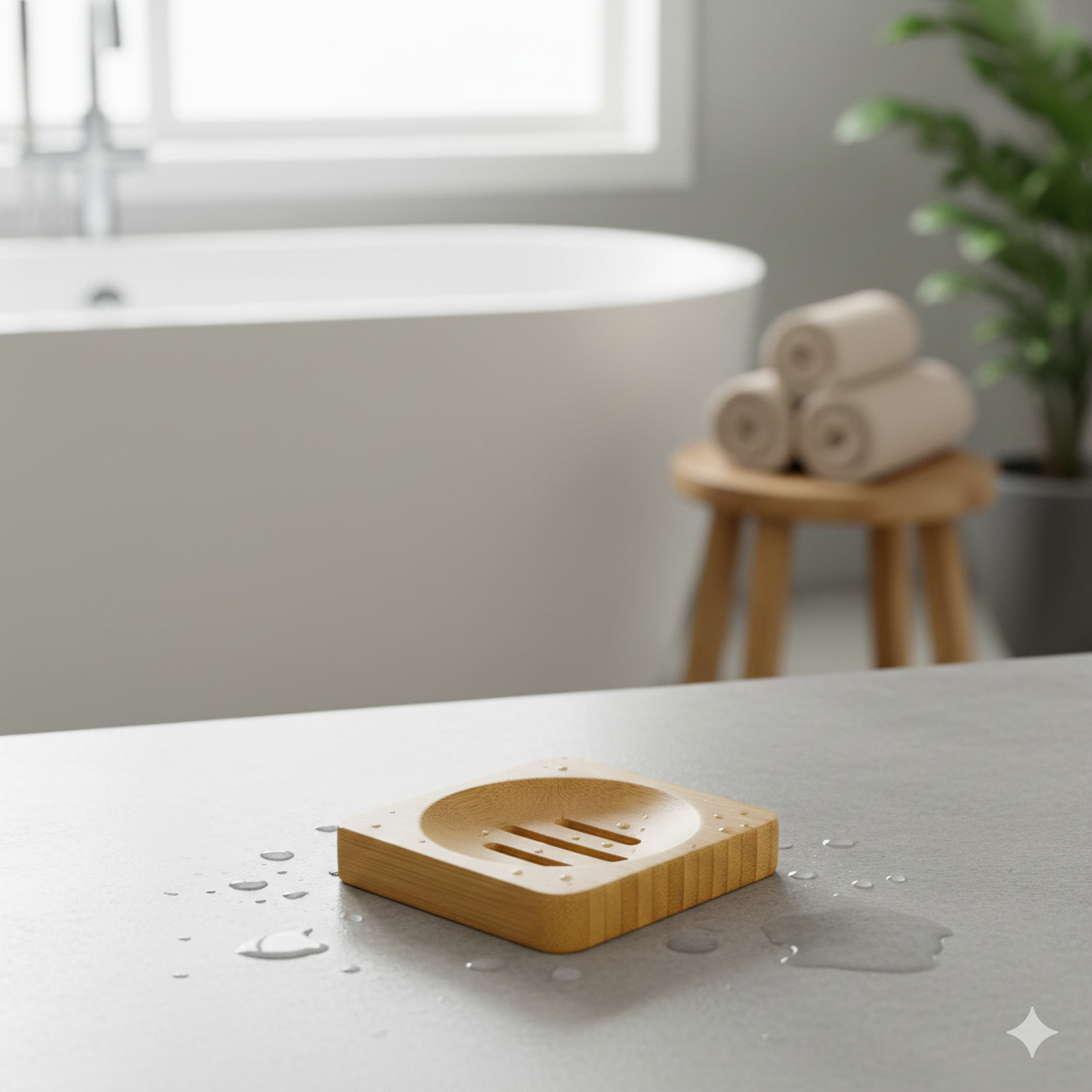 Porte savon en bois