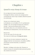 Box Le corps change, Moi aussi